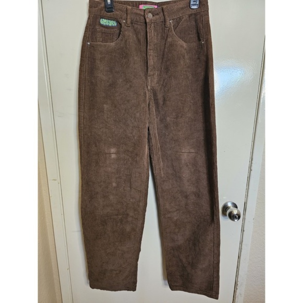 Empyre Womens Tori‎ Carafe Brown Corduroy Skate Pants Size 8 Classic Cotton